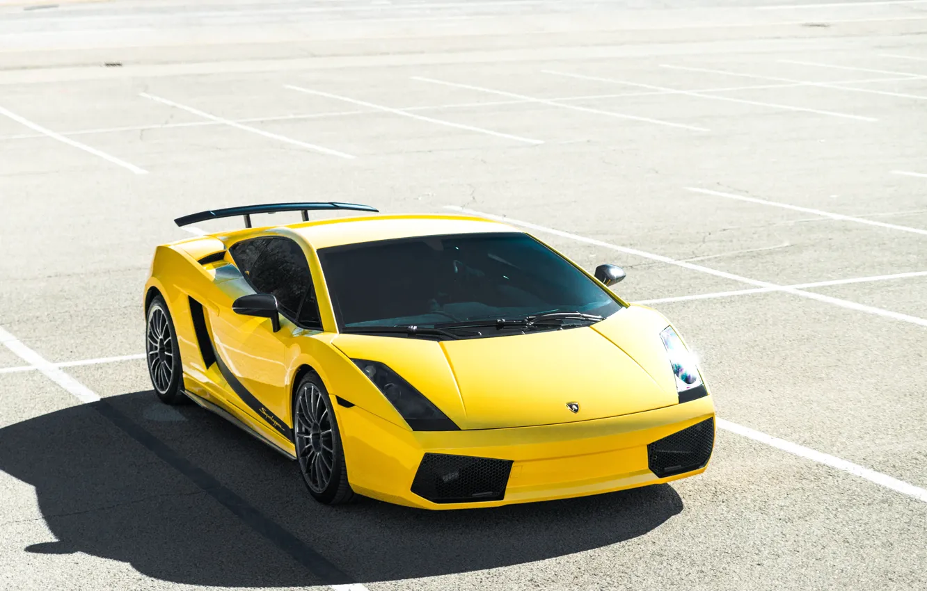 Фото обои Lamborghini, Superleggera, Gallardo, Yellow, LP570-4