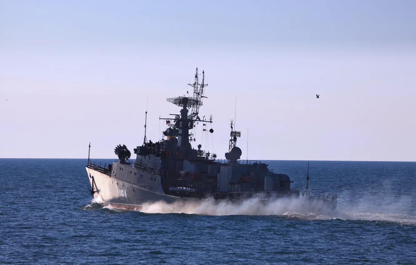 Фото обои корабль, противолодочный, малый, "Муромец"