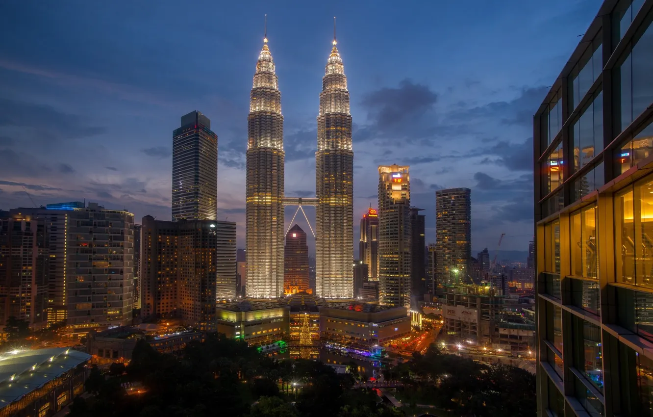 Фото обои небо, город, Малайзия, Куала Лумпур