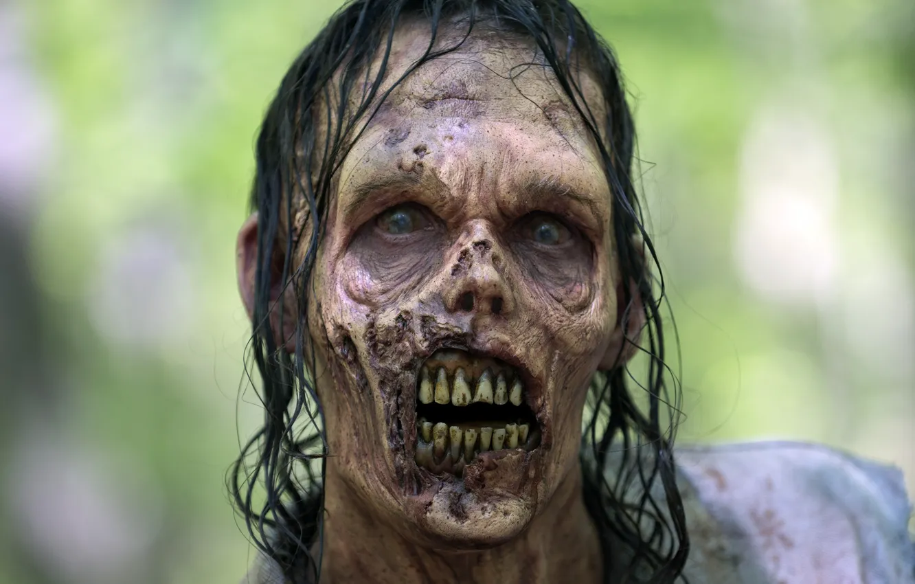 Фото обои zombie, teeth, The walking dead