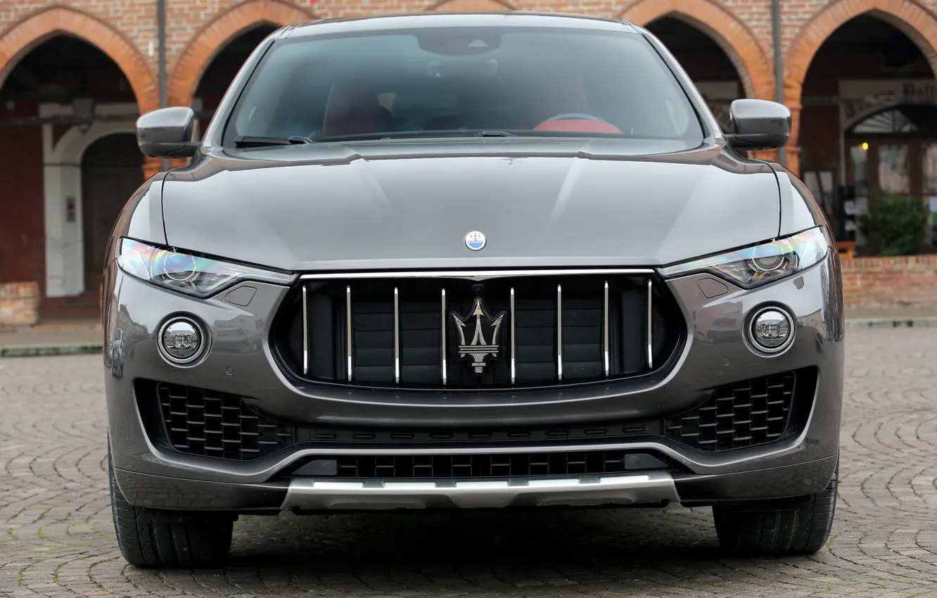 Фото обои Maserati, front, 2017, Levante