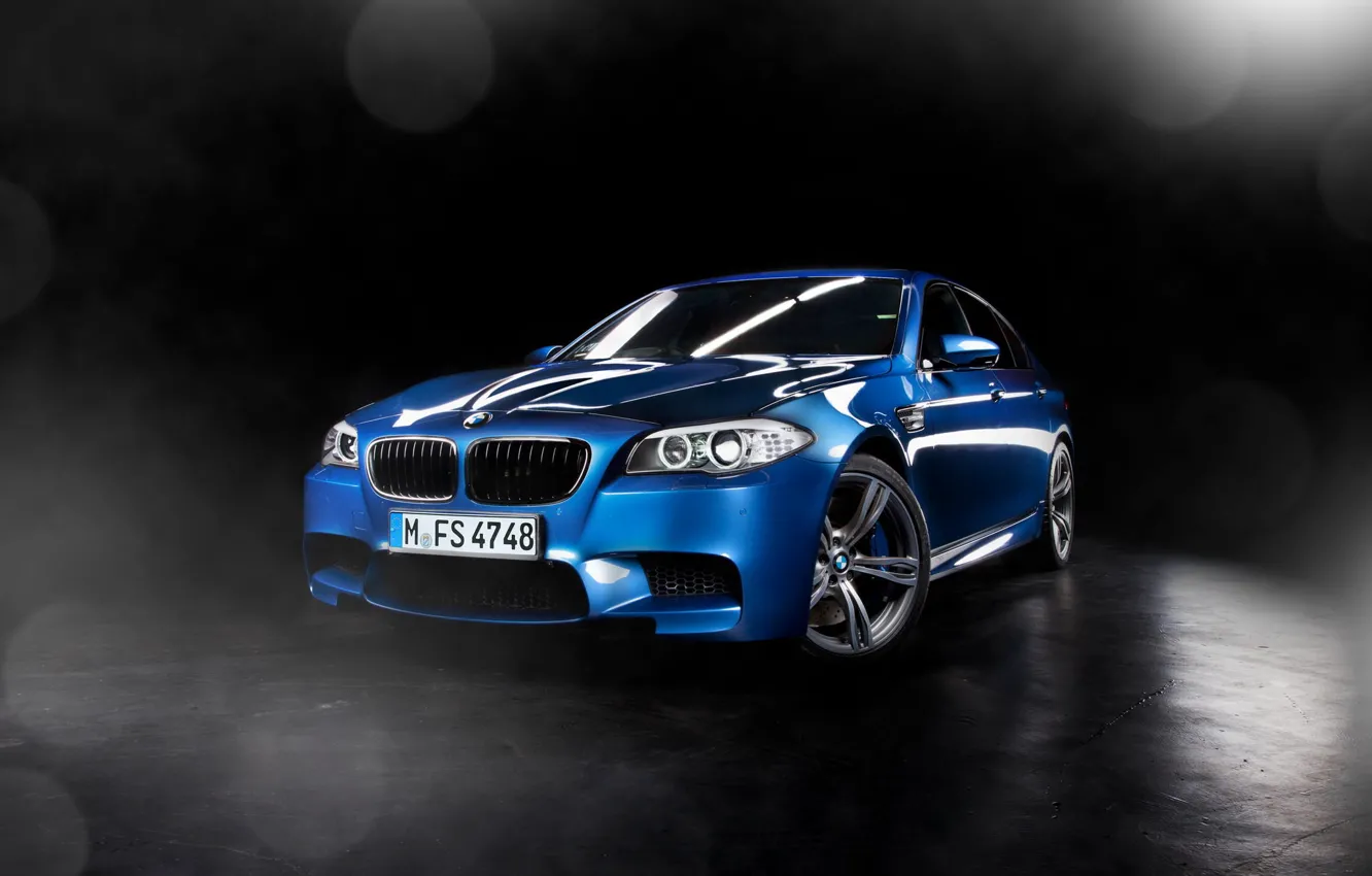 Фото обои BMW, Car, Blue, Studio, Powerful, Ligth