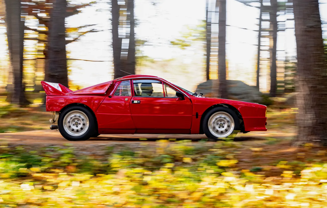 Фото обои Lancia, Rally, 1982, side view, Lancia Rally 037 Stradale