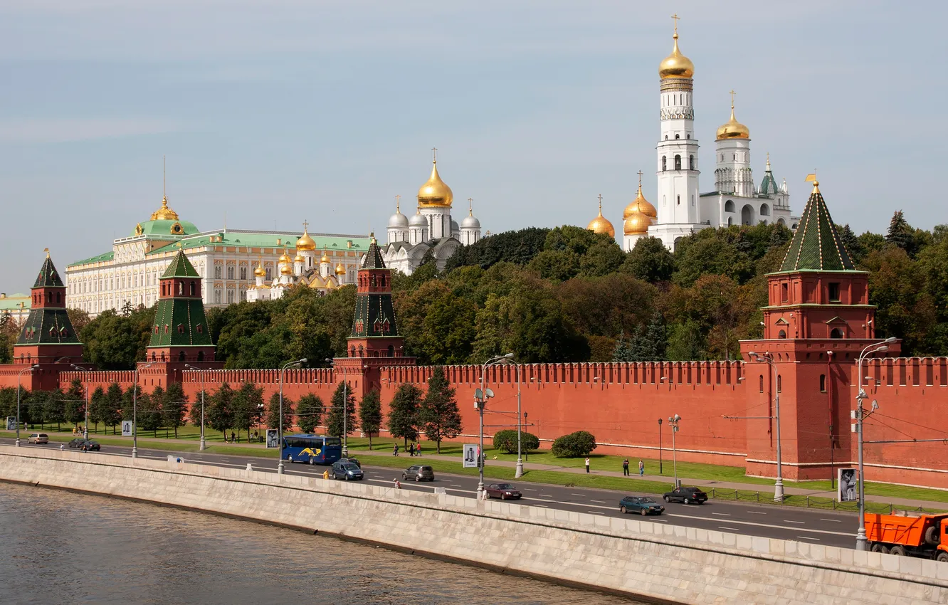 Фото обои Москва, Кремль, Россия