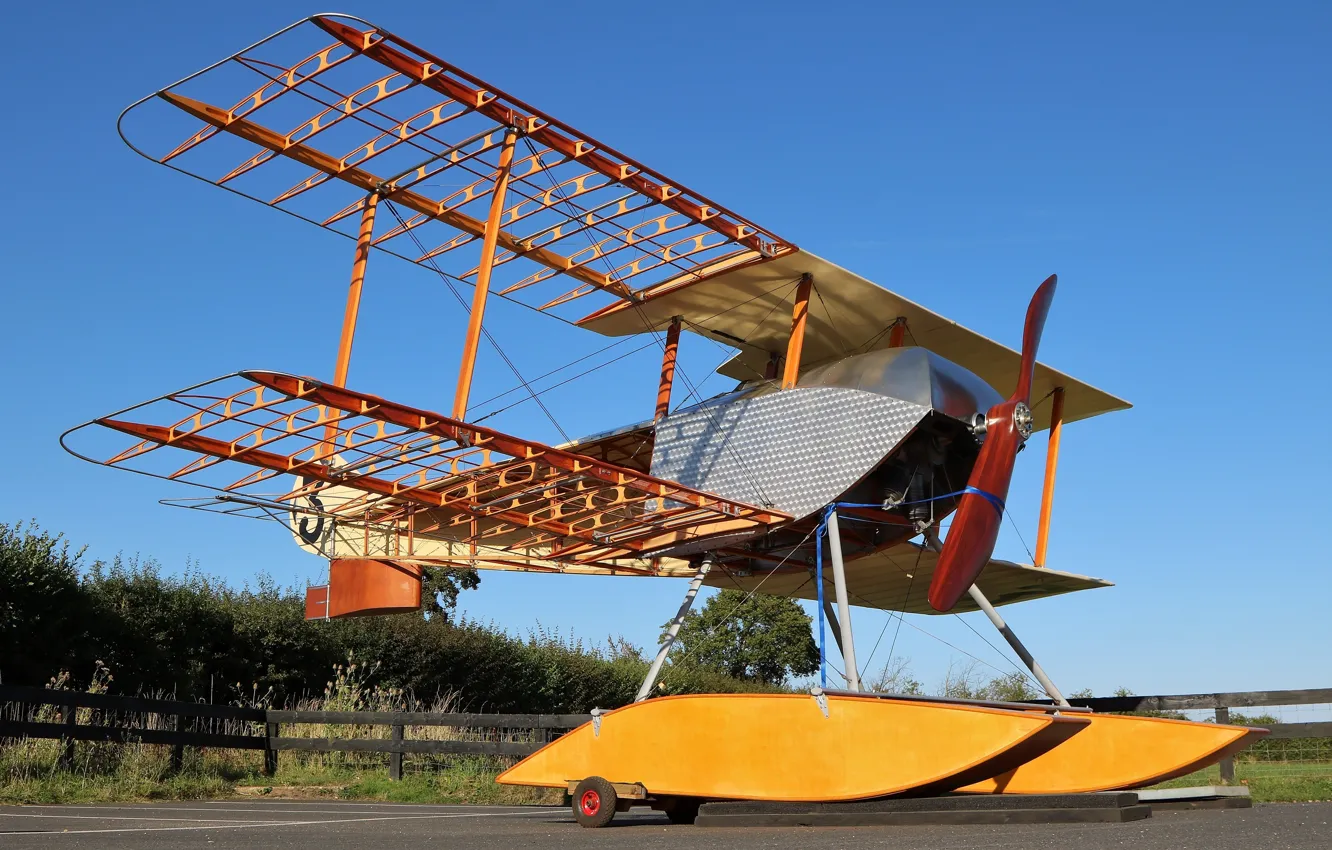 Фото обои бомбардировщик, разведчик, replica, Sopwith Tabloid