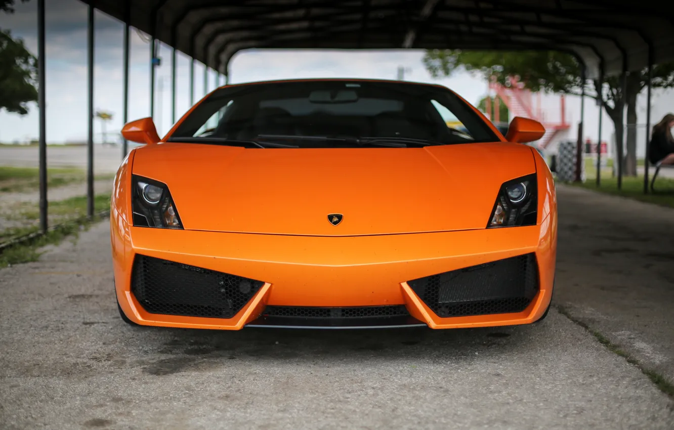 Фото обои Orange, Gallardo, Lambo