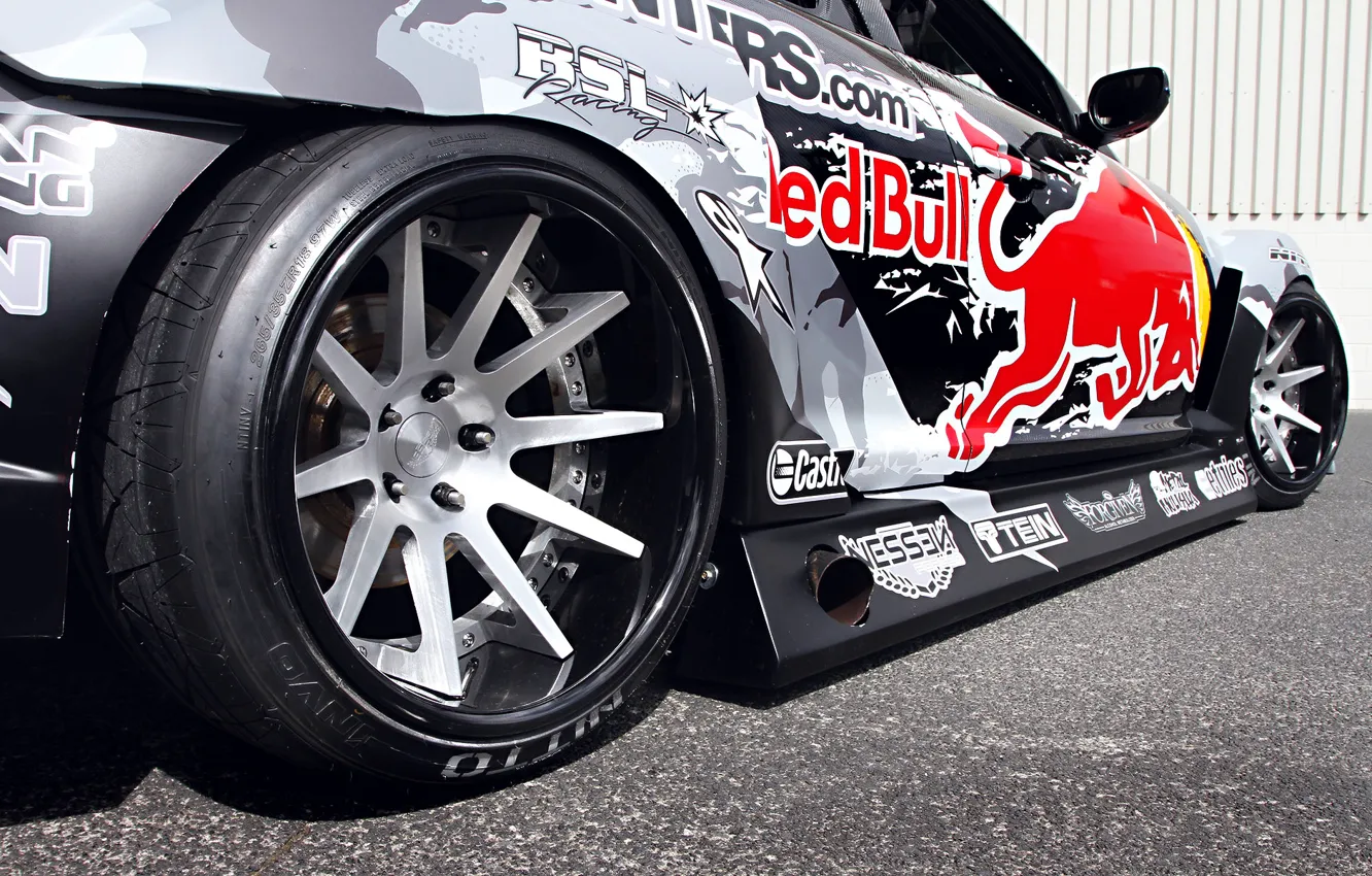 Фото обои Mazda, Drift, Tuning, Team, RX-8, Competition, Wheels, Rims