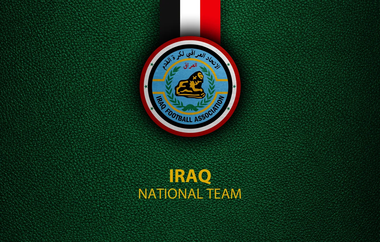 Фото обои wallpaper, sport, logo, football, Iraq, National team