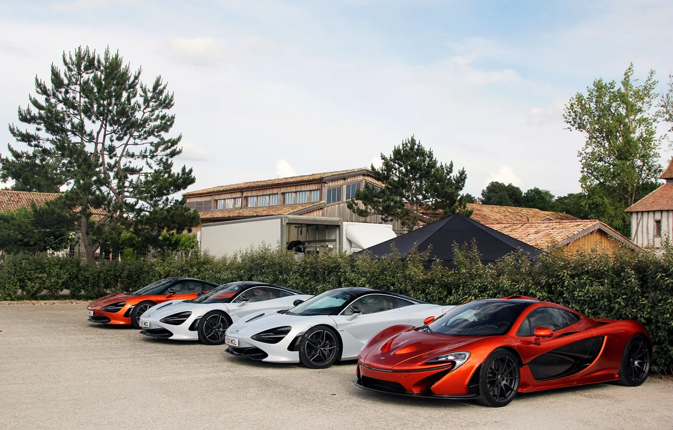 Фото обои авто, McLaren, сосна, McLaren P1, 720S