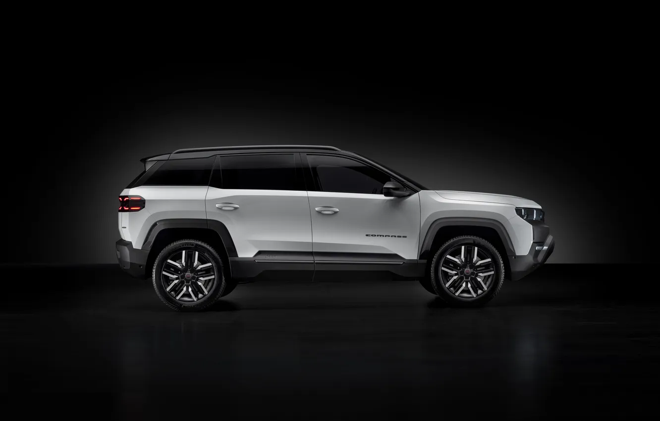 Фото обои Внедорожник, SUV, Jeep, Overland, 2025, Jeep Compass 4xe