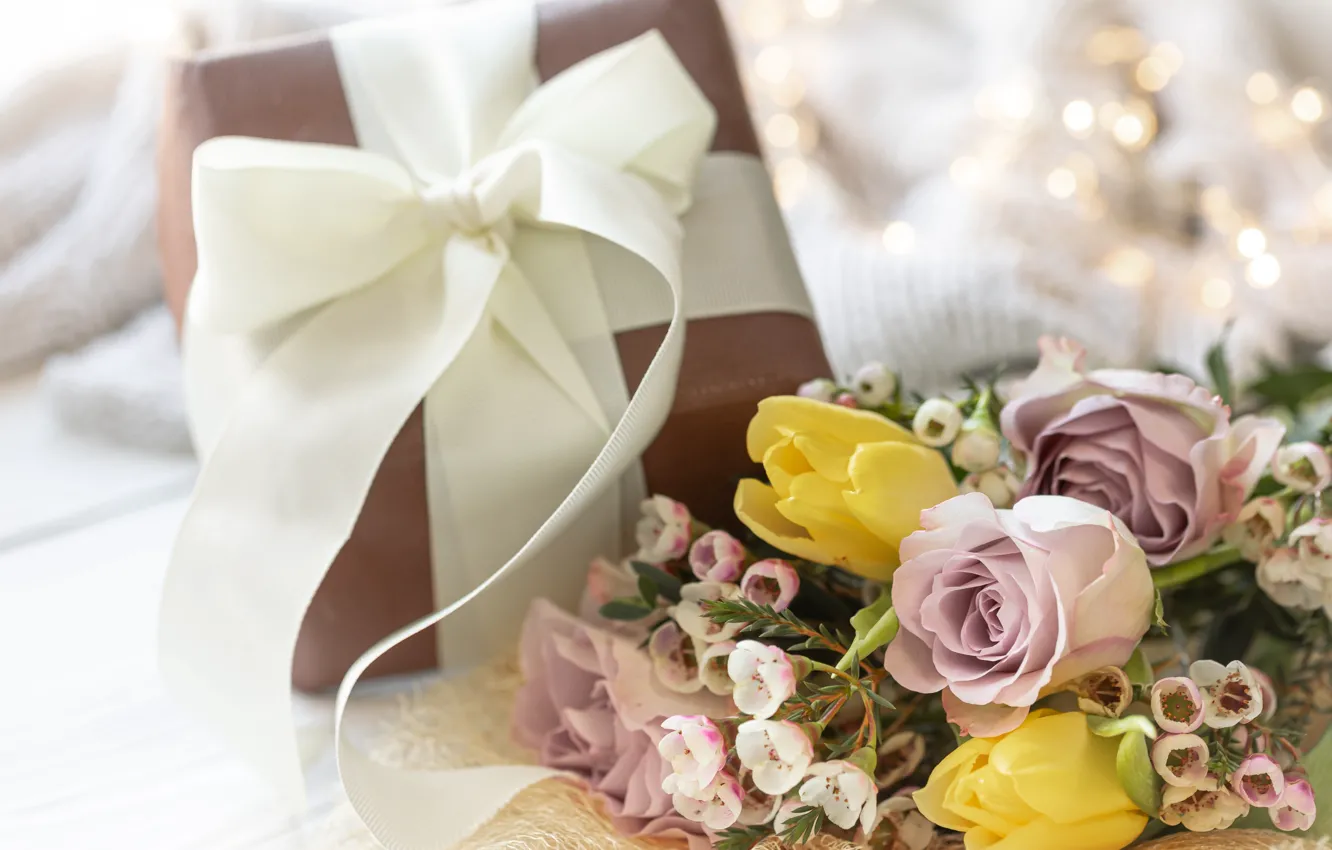 Фото обои любовь, цветы, подарок, романтика, flowers, romantic, valentine, bouquet