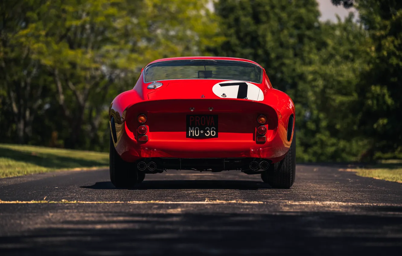 Фото обои Ferrari, rear, 1962, 250, Ferrari 250 GTO, Ferrari 330 LM