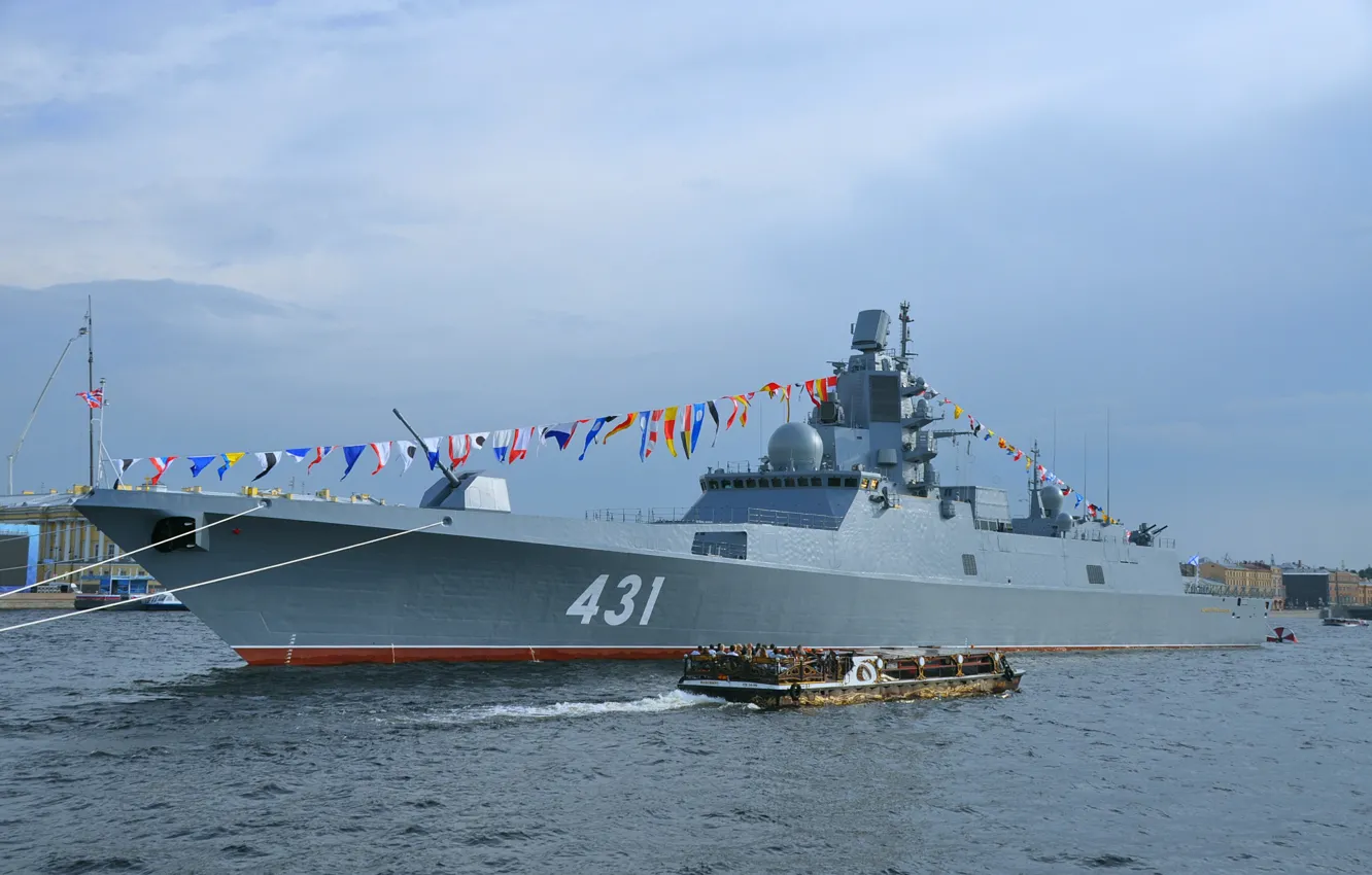 Фото обои корабль, фрегат, сторожевой, Адмирал Касатонов