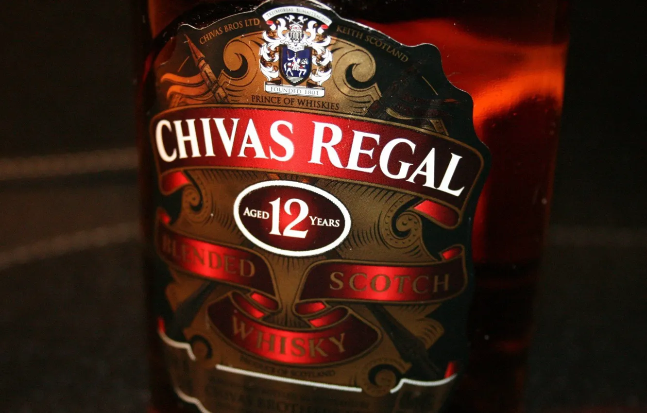 Фото обои whiskey, label, chivas regal