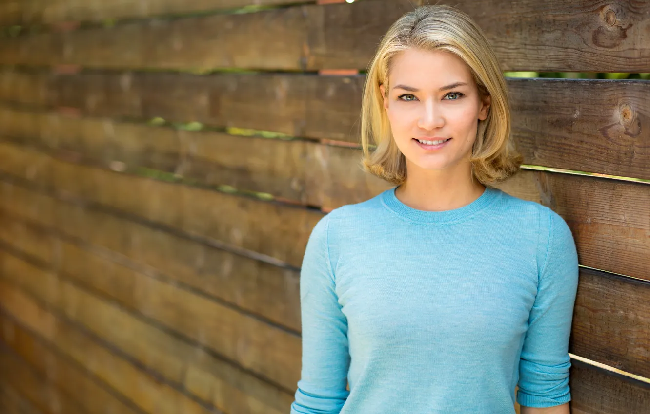 Фото обои девушка, модель, блондинка