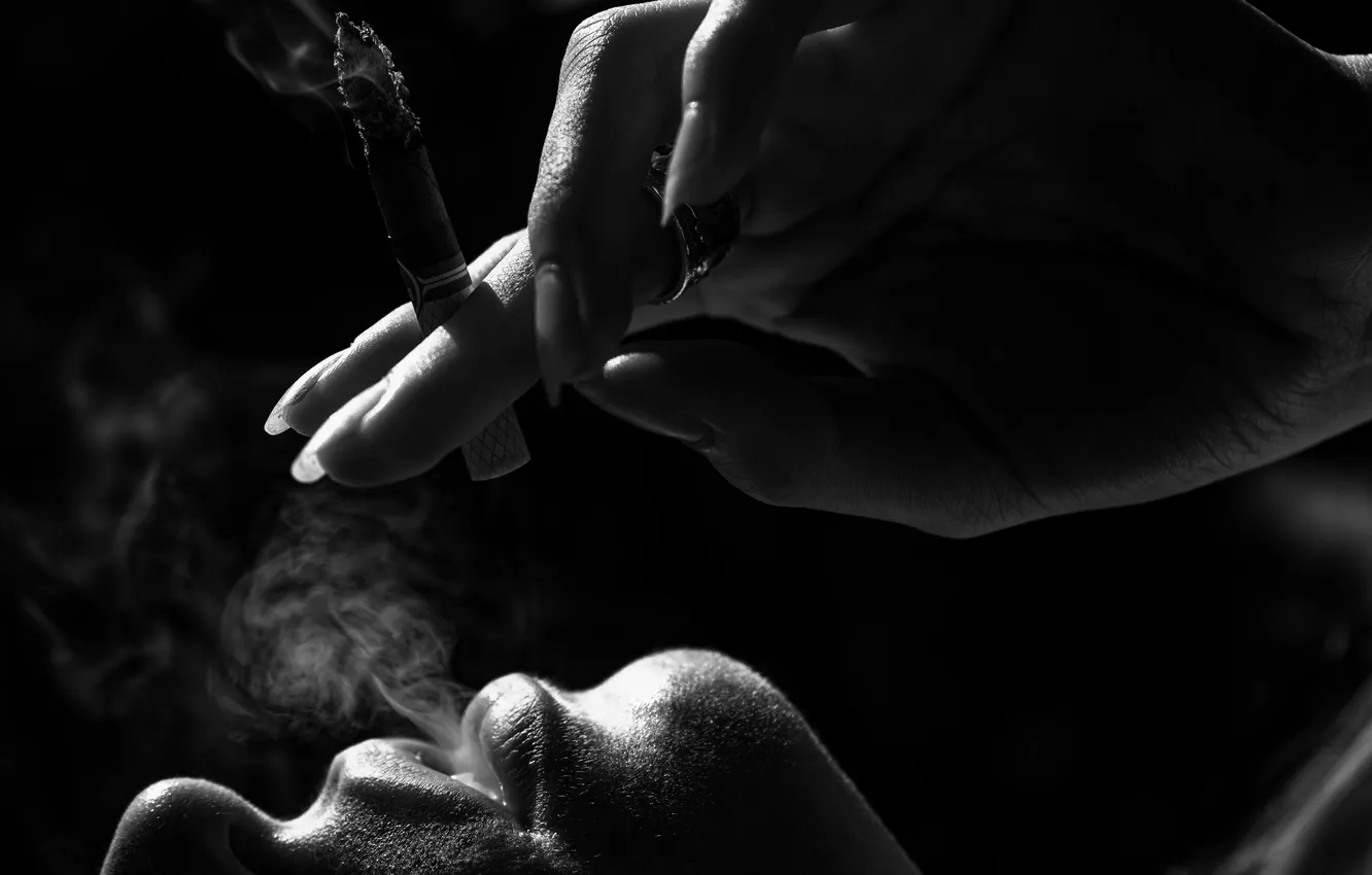 Фото обои smoke, cigarette, Алексей Плешков