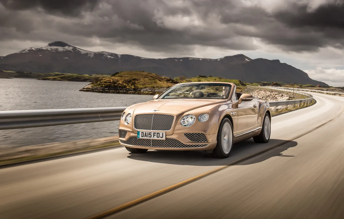 Фото обои Bentley, Continental, кабриолет, бентли, континенталь, Convertible, 2015