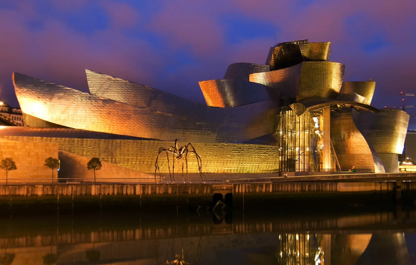 Фото обои Spain, Bilbao, 2022, Guggenheim Museum