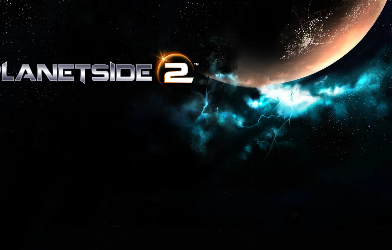 Фото обои wallpaper, logo, gaming, 2013, PlanetSide 2