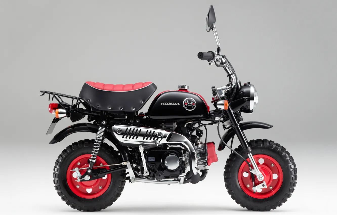 Фото обои мопед, honda, monkey, kumamon, z50, мокик