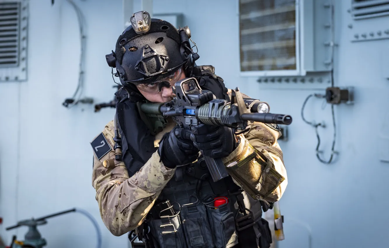 Фото обои оружие, армия, солдат, Naval Tactical Operations Group