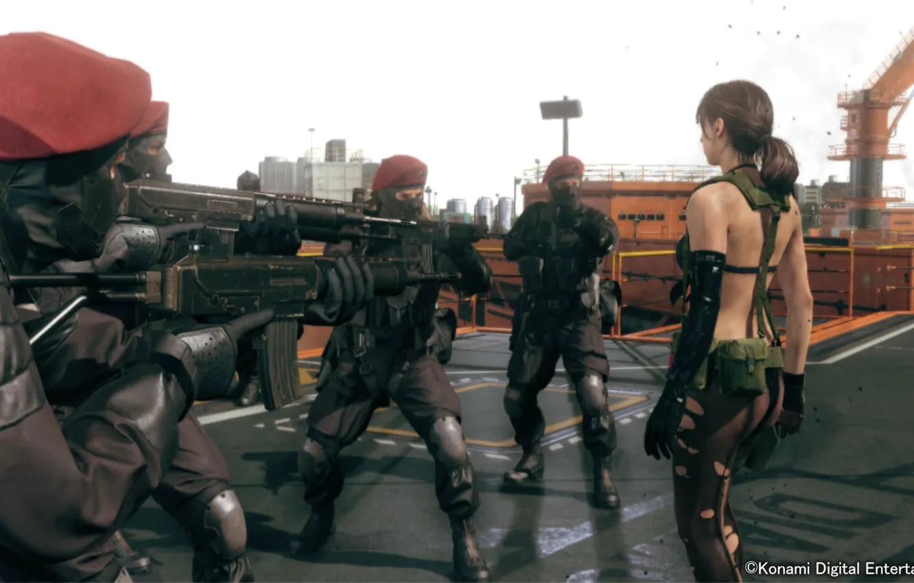 Фото обои soldiers, Kojima Productions, Metal Gear Solid V: The Phantom Pain, Quiet