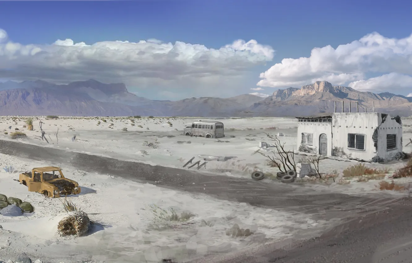 Фото обои пустыня, техас, дикий запад, call of juarez, the cartel