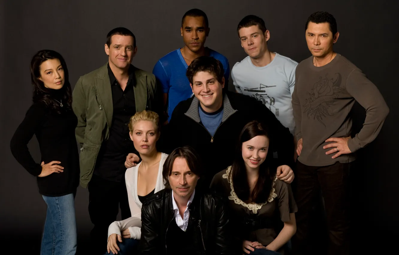 Фото обои Сериал, актеры, Фильмы, SGU Stargate Universe, Звёздные врата Вселенная, в гражданском