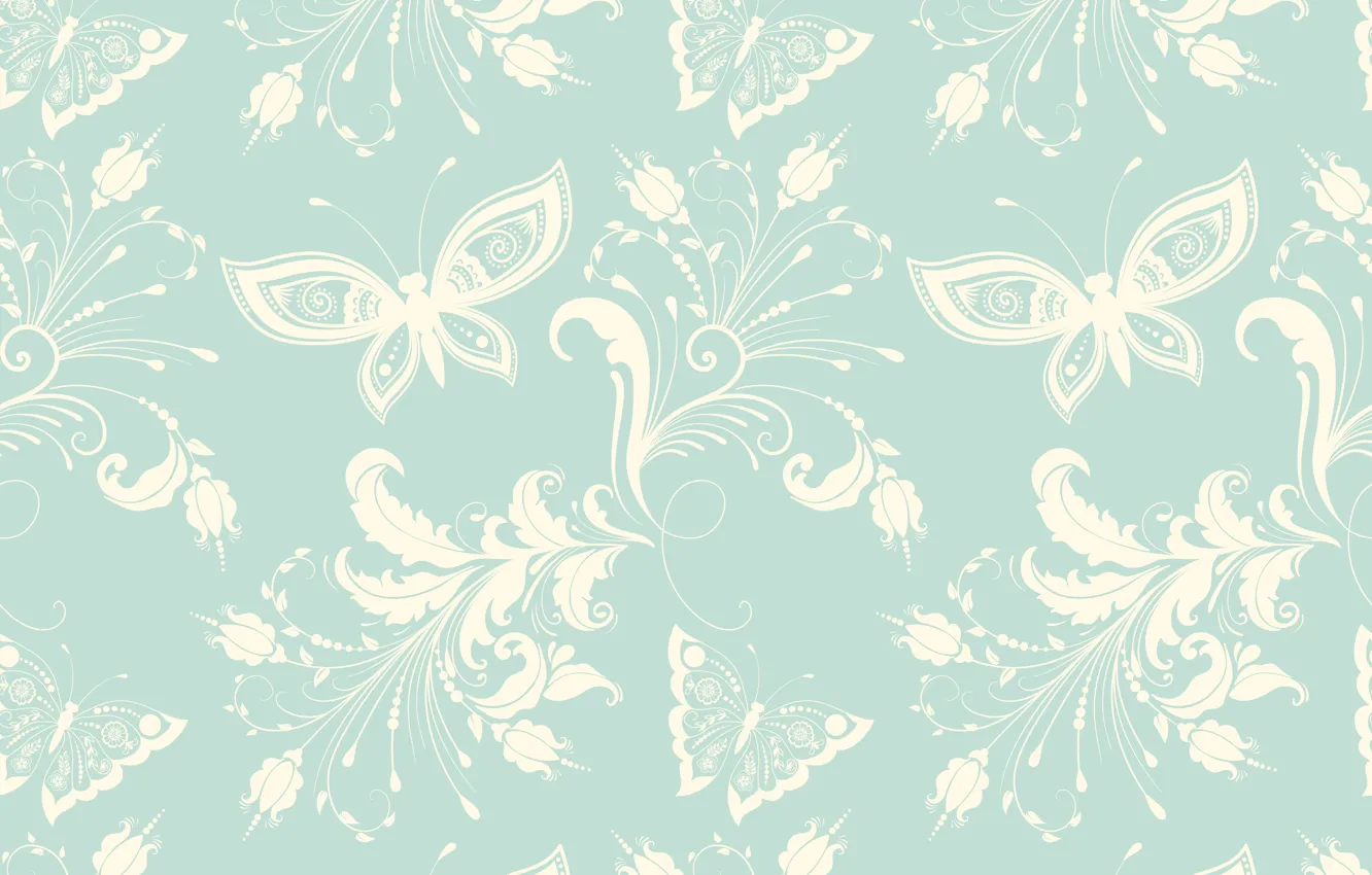 Фото обои цветы, фон, бабочка, текстура