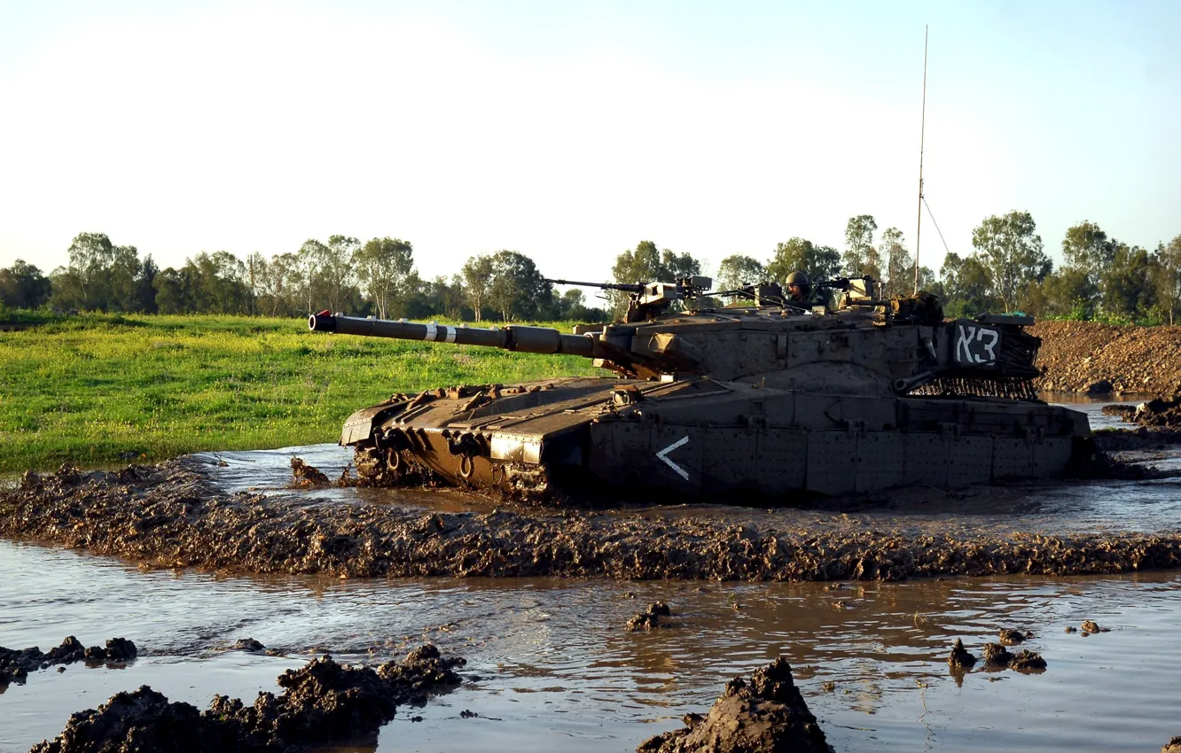 Фото обои танк, бронетехника, военная техника, Израиль, Merkava 2