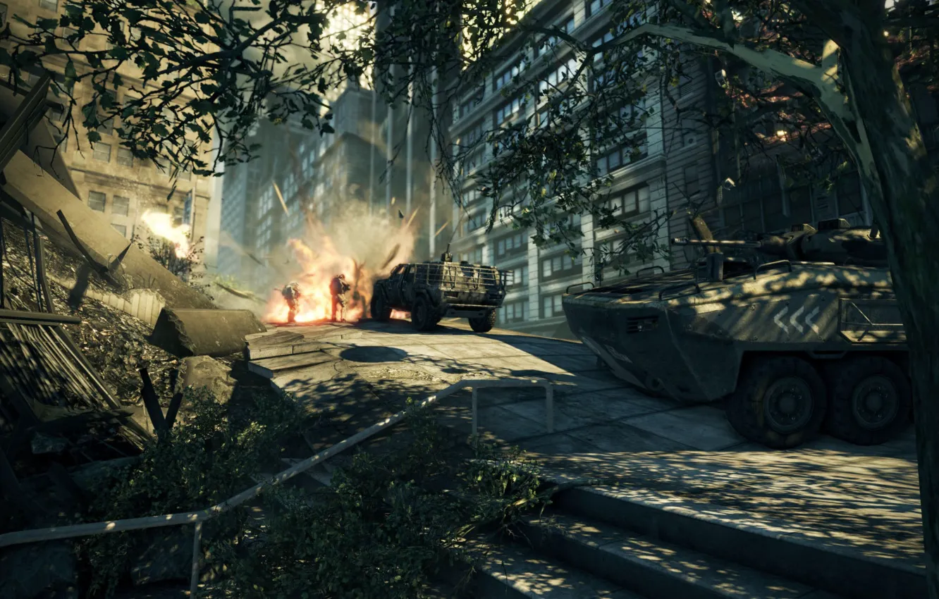 Фото обои car, game, Crysis 2, electronic arts