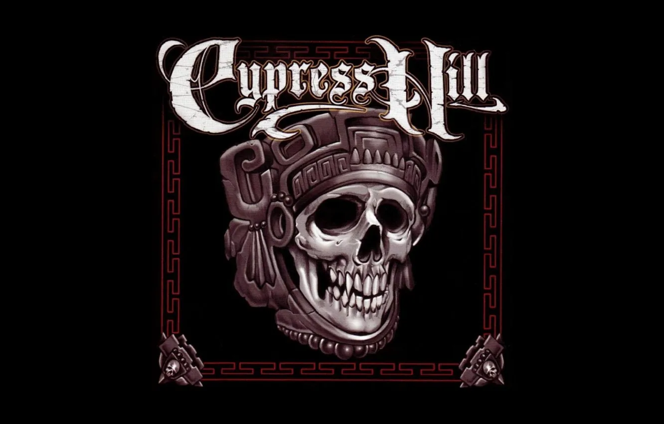 Фото обои Минимализм, Череп, Music, Rapcore, Cypress Hill, Hip-Hip