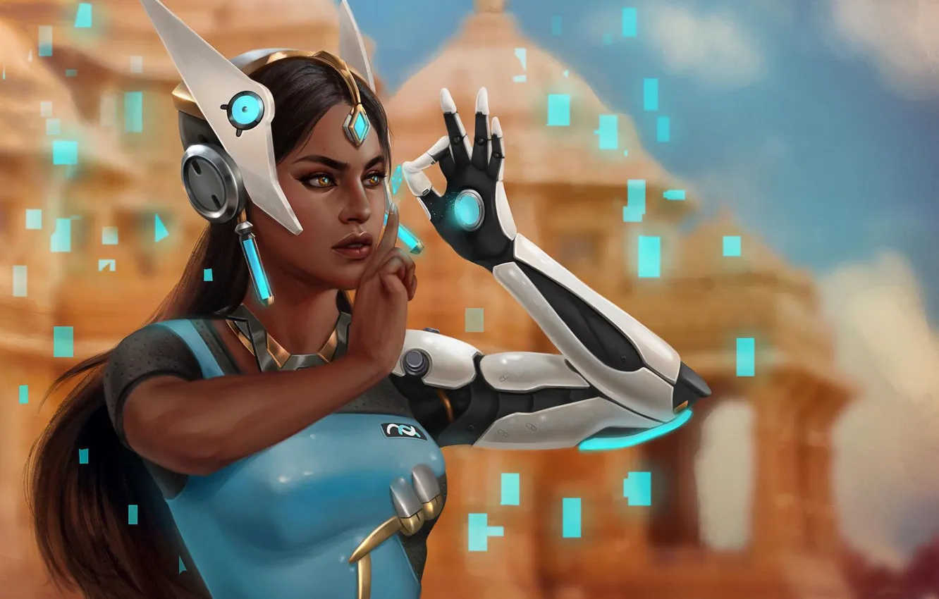 Фото обои Девушка, Игра, Униформа, Game, Overwatch