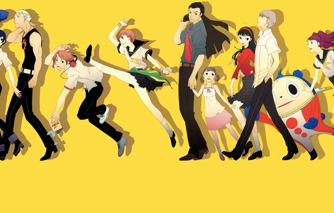 Фото обои игра, аниме, арт, персона, Persona 5