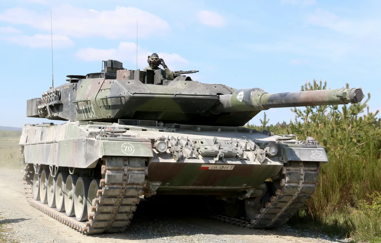 Фото обои Польша, танк, Tank, НАТО, Leopard 2A5, Леопард 2А5