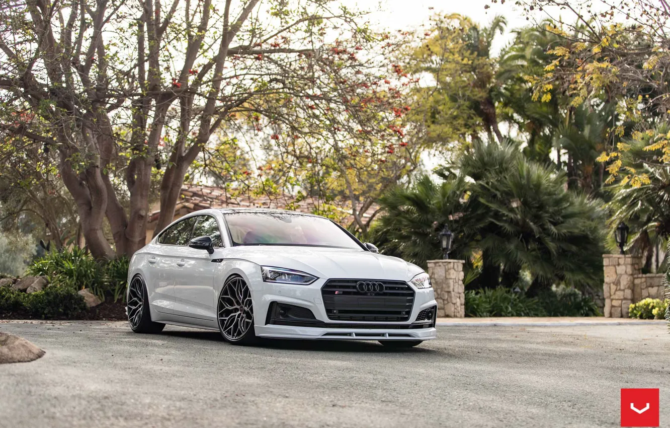 Фото обои Audi, Hybrid, Forged, Sportback, Vossen, Wheels, HF-2