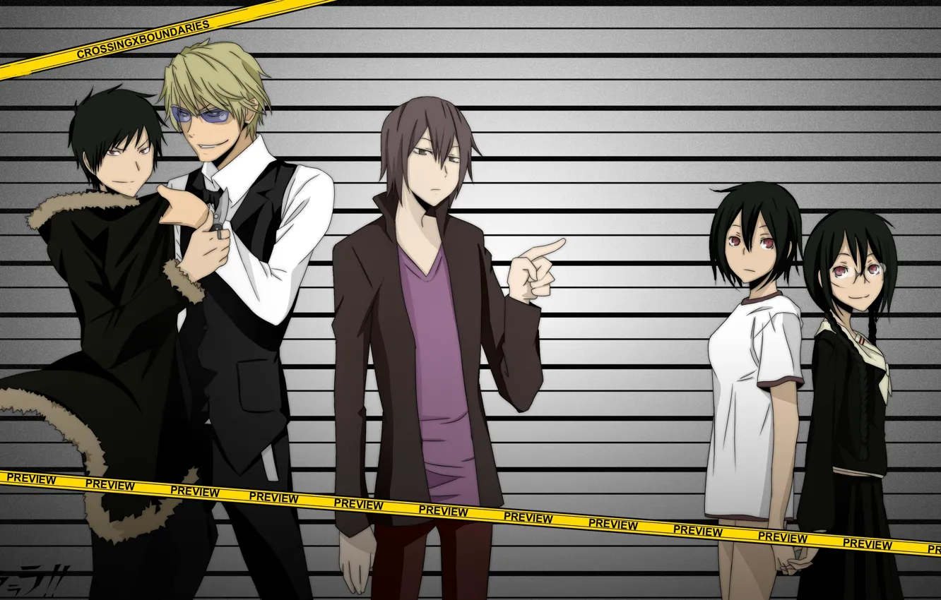 Фото обои персонажи, арт, аниме, Durarara!!, парень