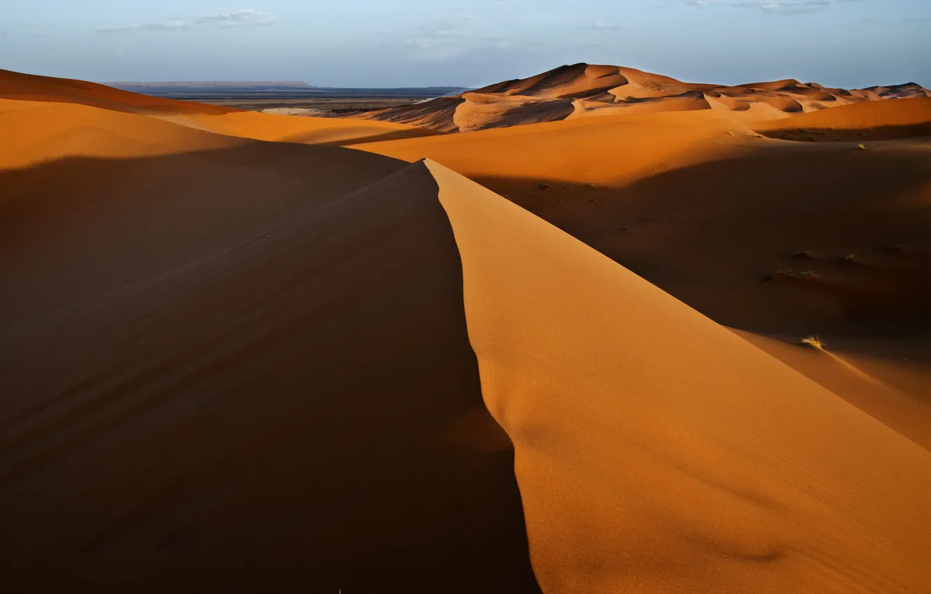 Фото обои песок, природа, пустыня, дюны