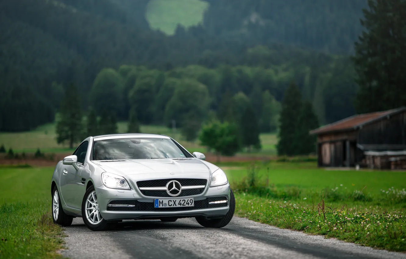 Фото обои Германия, Бавария, Mercedes CLK