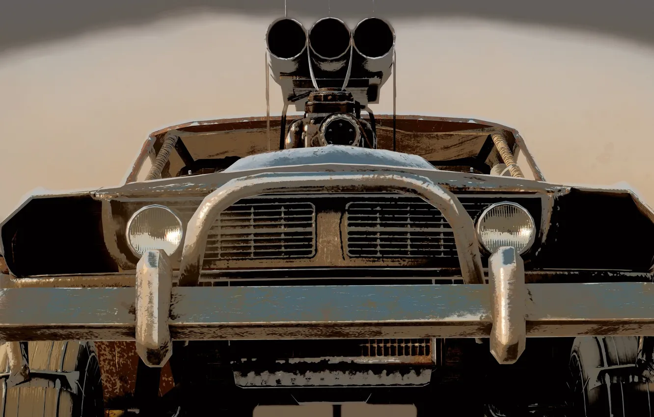 Фото обои машина, Mad Max, Fury Road, Безумный Макс, Дорога ярости