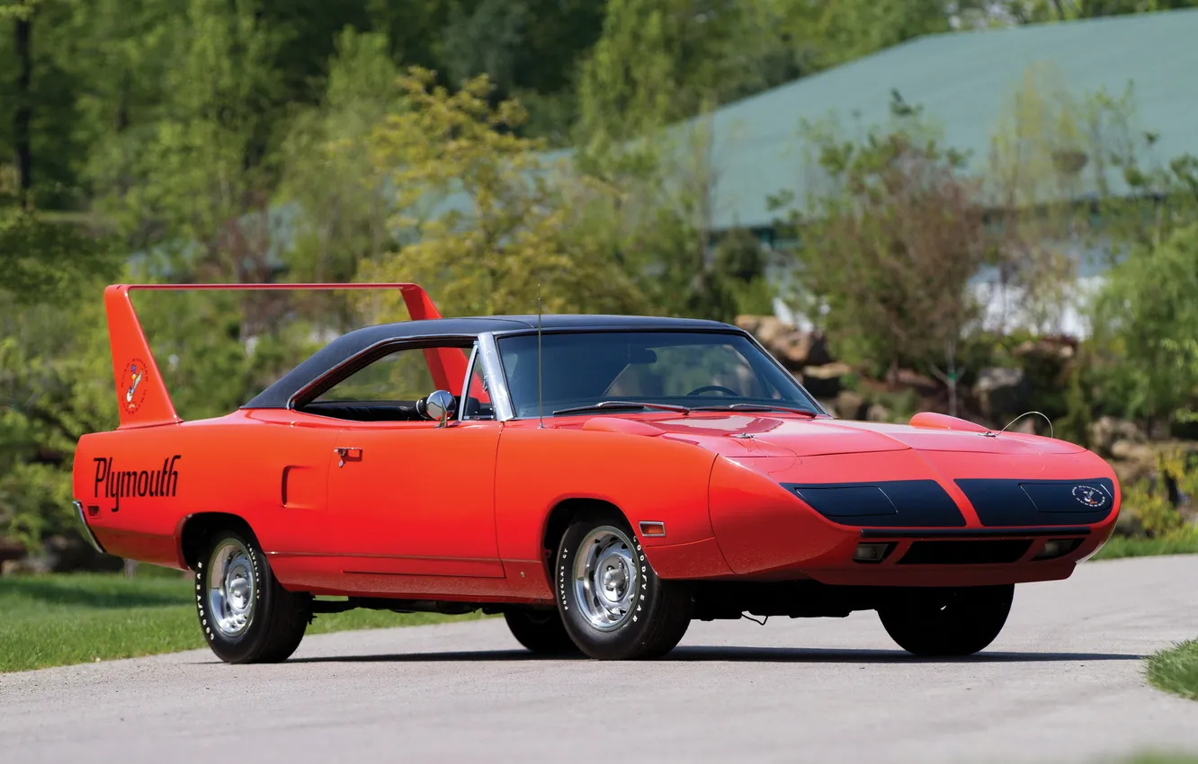 Фото обои red, muscle car, 1970, Plymouth, плимут, Superbird, Road Runner