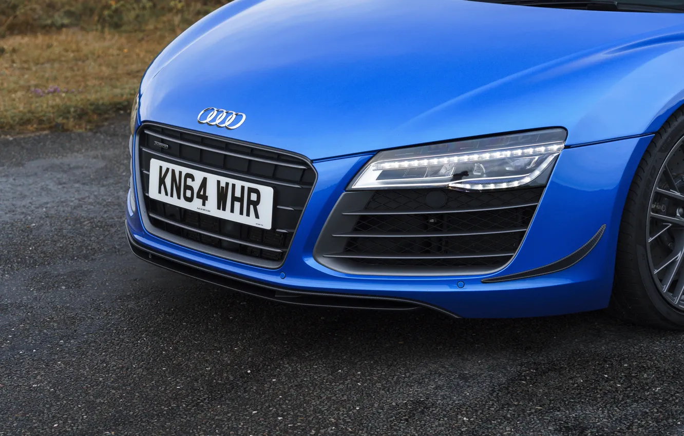 Фото обои Audi, close-up, front, R8, Audi R8 LMX