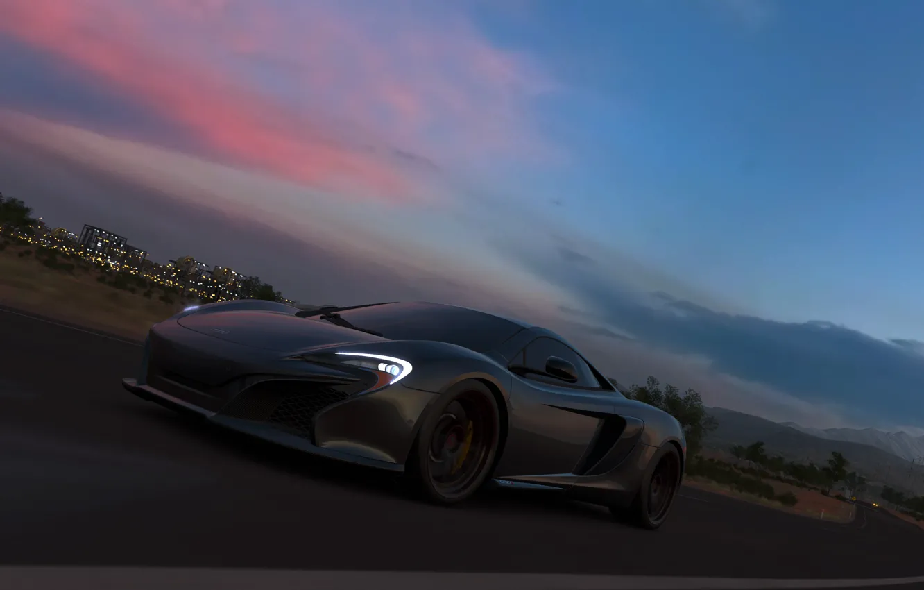 Фото обои McLaren, Microsoft, суперкар, game, Forza Horizon 3