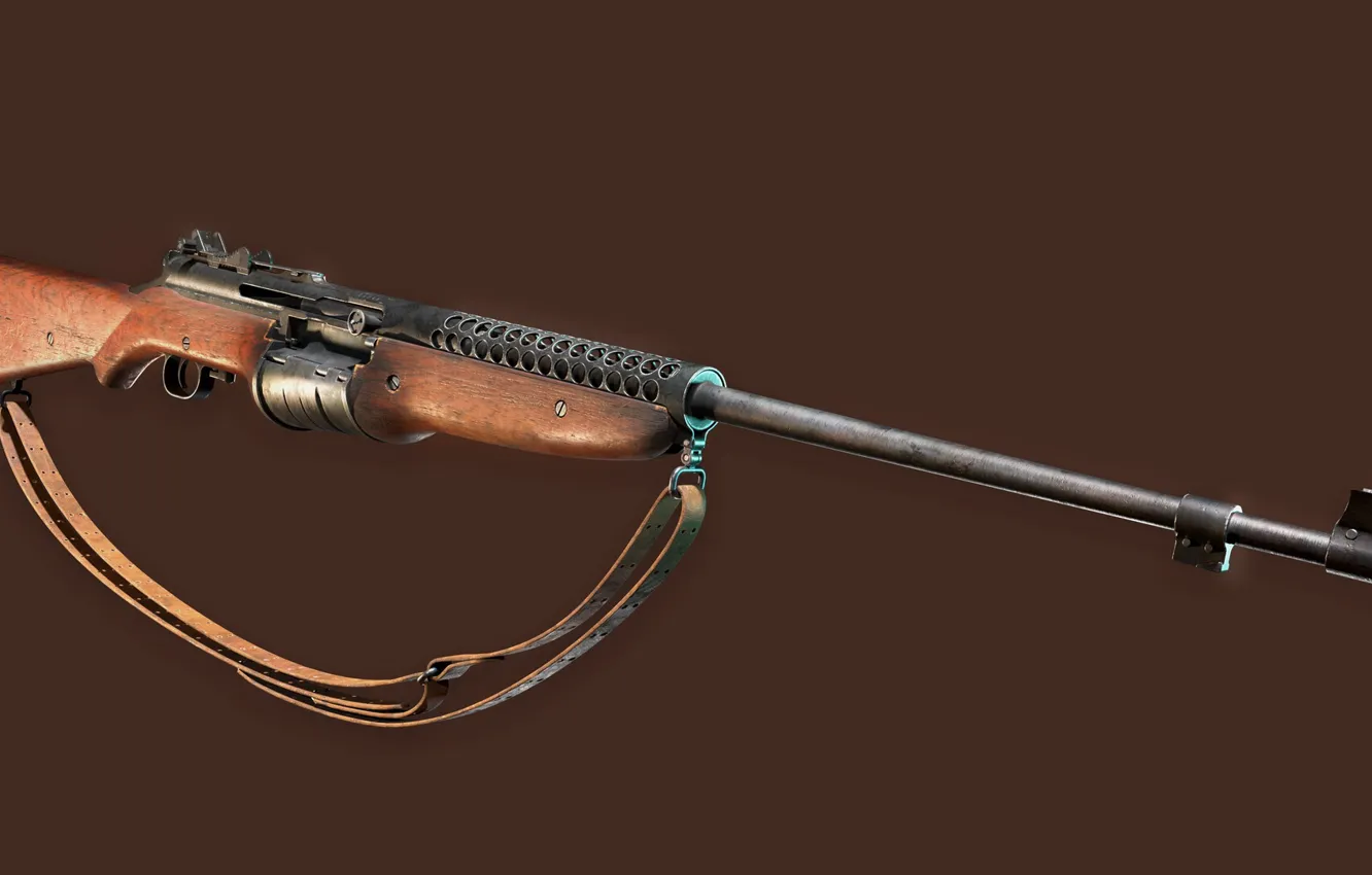 Фото обои США, самозарядная винтовка, Johnson M1941
