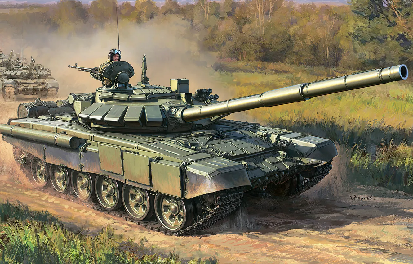 Фото обои танк, СССР, россия, ОБТ, Т-72Б3, Андрей Жирнов