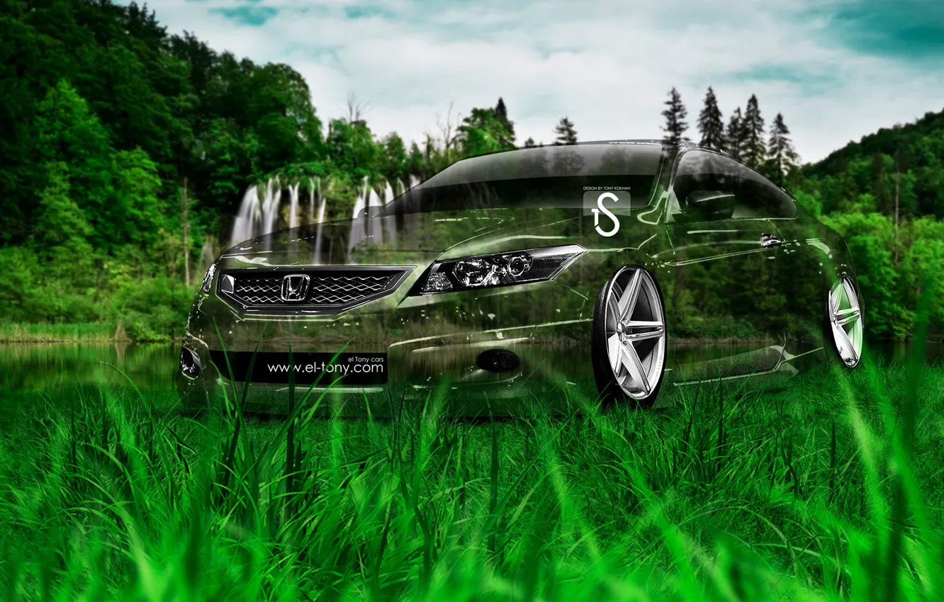 Фото обои Природа, Трава, Обои, Хонда, Honda, Nature, Accord, Grass