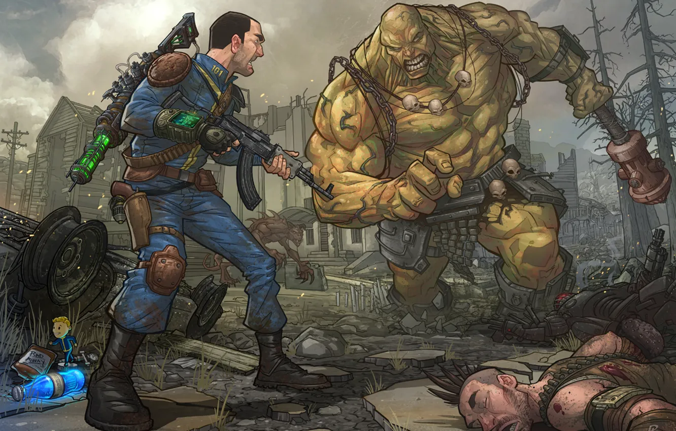 Fallout 4 super mutant redux фото 114