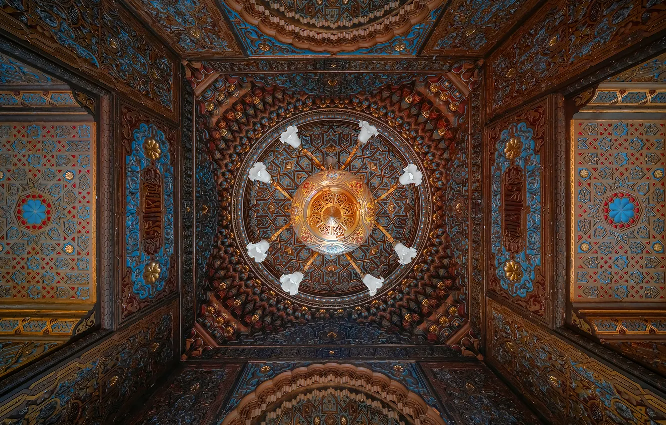 Фото обои art, architecture, roof
