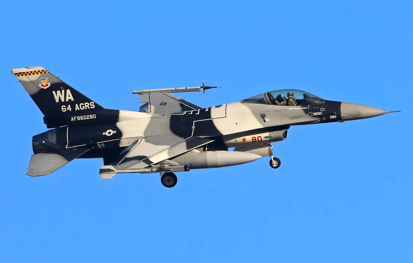 Фото обои оружие, самолёт, F-16C