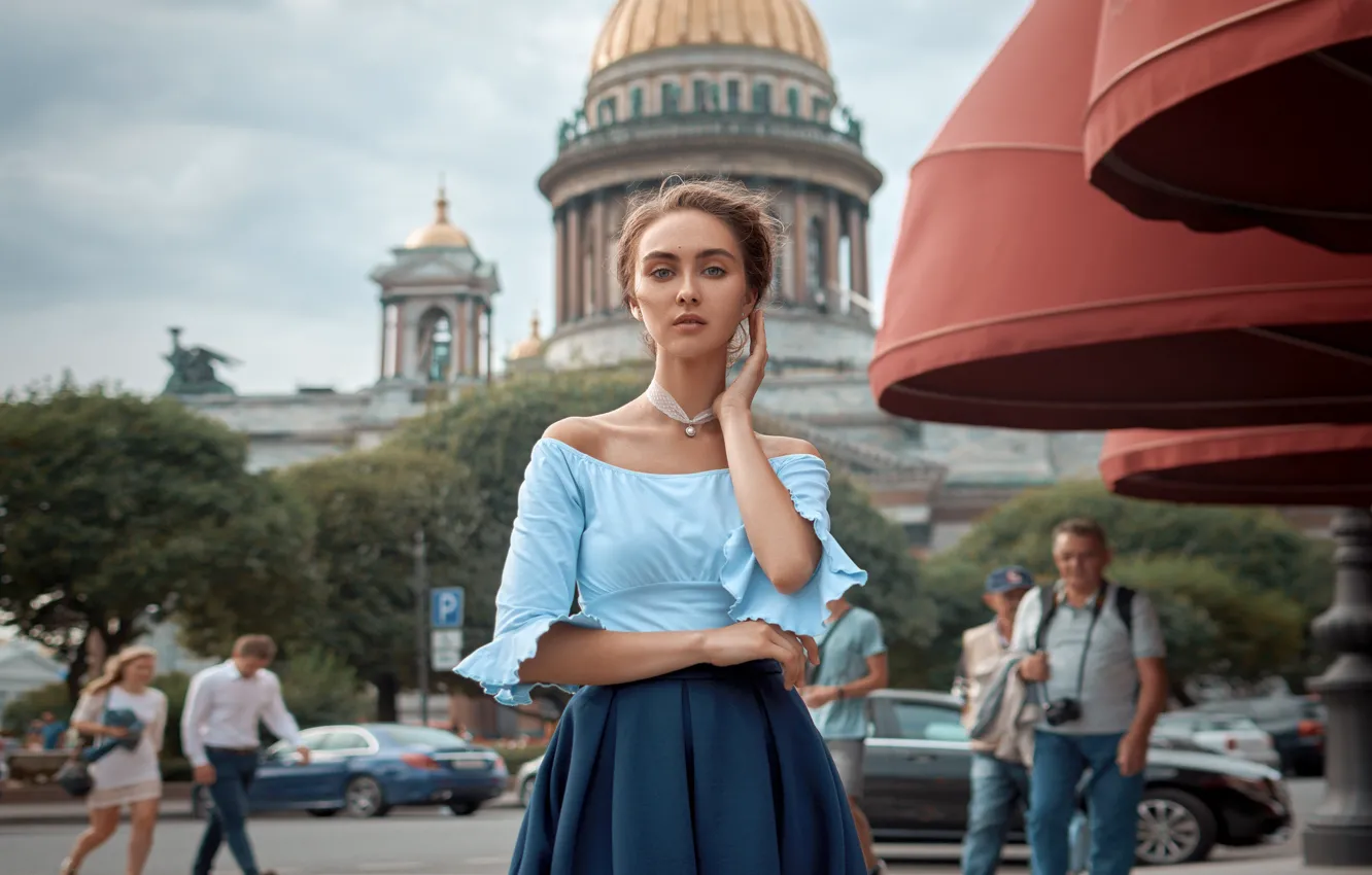 Фото обои девушка, люди, платье, Артемий Мостовой, Диана Миронова